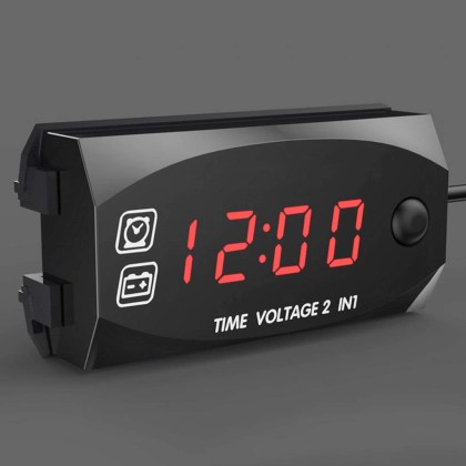 ψηφιακός-μετρητής-βολτόμετρο-και-ρολόι-time-voltage-2in1